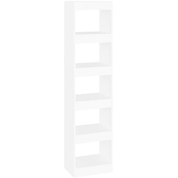 Shumee Knihovna / dělicí stěna bílá 40 × 30 × 166 cm (811628)