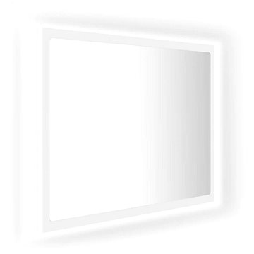 Shumee LED koupelnové zrcadlo bílé 60 × 8,5 × 37 cm akrylové (804916)