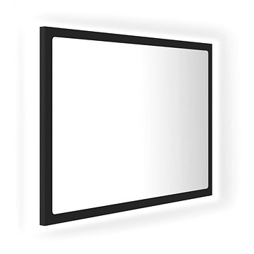 Shumee LED koupelnové zrcadlo šedé 60 × 8,5 × 37 cm dřevotříska (804918)