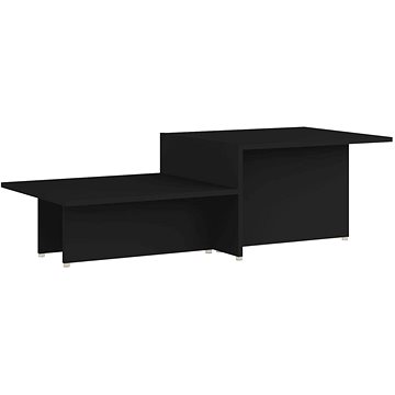Shumee Konferenční stolek černý 111,5 × 50 × 33 cm dřevotříska (805563)