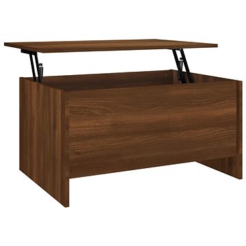 Shumee Konferenční stolek hnědý dub 80 × 55,5 × 41,5 cm kompozitní dřevo (819271)