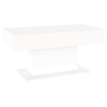 Shumee Konferenční stolek bílý 96 × 50 × 45 cm dřevotříska (806831)
