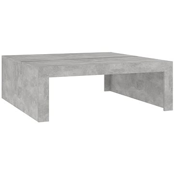 Shumee Konferenční stolek betonově šedý 100 × 100 × 35 cm dřevotříska (808571)