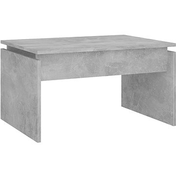 Shumee Konferenční stolek betonově šedý 68 × 50 × 38 cm dřevotříska (808336)