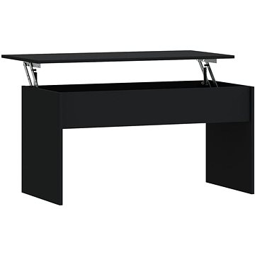 Shumee Konferenční stolek černý 102 × 50,5 × 52,5 cm kompozitní dřevo (809630)