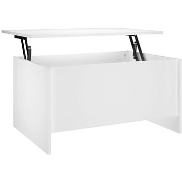 Shumee Konferenční stolek bílý 80 × 55,5 × 41,5 cm kompozitní dřevo (809674)