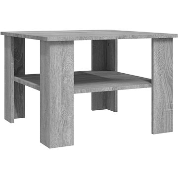 Shumee Konferenční stolek šedý sonoma 60 × 60 × 42 cm kompozitní dřevo (815265)
