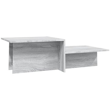 Shumee Konferenční stolek šedý sonoma 111,5 × 50 × 33 cm kompozitní dřevo (815146)