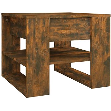 Shumee Konferenční stolek kouřový dub 55,5 × 55 × 45 cm kompozitní dřevo (816931)