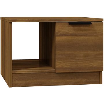 Shumee Konferenční stolek hnědý dub 50 × 50 × 36 cm kompozitní dřevo (817077)