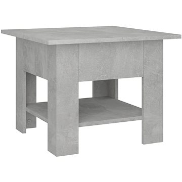 Shumee Konferenční stolek betonově šedý 55 × 55 × 42 cm dřevotříska (810266)
