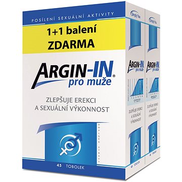 Argin-IN pro muže tob.45 + Argin-IN tob.45 zdarma (8594059730862)