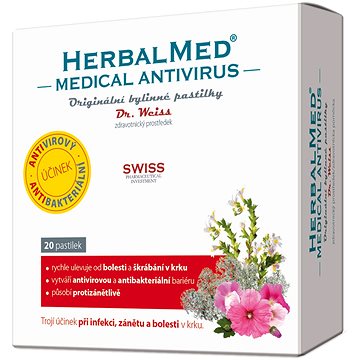 HERBALMED Medical Antivirus Dr. Weiss 20 pastilek (3166866)