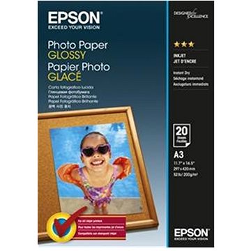 Epson Photo Paper Glossy A3 20 listů (C13S042536)