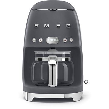 SMEG 50's Retro Style 1,4l 10 cup šedý (DCF02GREU)