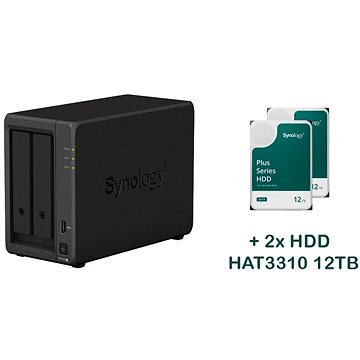 Synology DS723+ 2x HAT3310-12T (24TB)