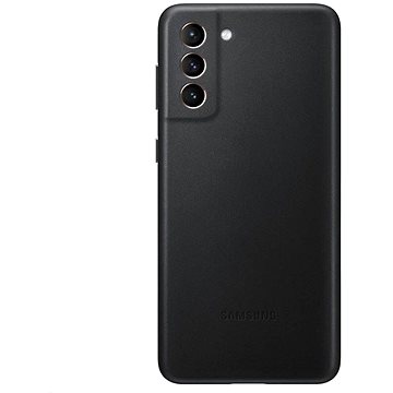 Samsung Kožený Kryt pro Galaxy S21+ Black (8806090962868)