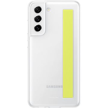 Samsung Galaxy S21 FE 5G Poloprůhledný zadní kryt s poutkem bílý (EF-XG990CWEGWW)