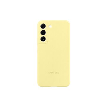 Samsung Galaxy S22 5G Silikonový zadní kryt žlutý (EF-PS901TYEGWW)