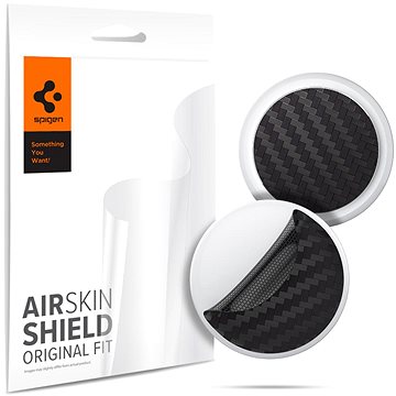 Spigen AirSkin Shield HD 4 Pack Carbon Black Apple AirTag (AFL03161)