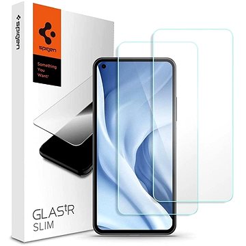 Spigen Glas tR Slim 2 Pack Xiaomi Mi 11 Lite/Xiaomi Mi 11 Lite 5G (AGL03048)