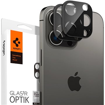 Spigen tR Optik 2 Pack Black iPhone 14 Pro/iPhone 14 Pro Max (AGL05273)