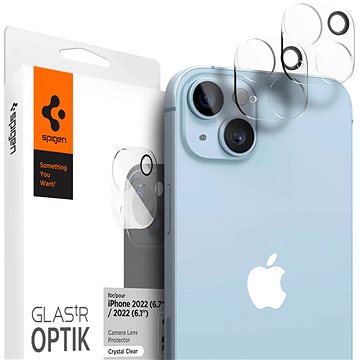 Spigen tR Optik 2 Pack Clear iPhone 14/iPhone 14 Plus (AGL05229)