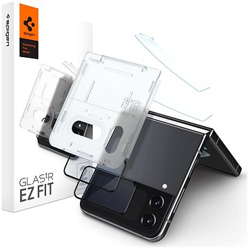 Spigen EZ Fit Cover+Hinge Film 2 Pack FC Black Samsung Galaxy Z Flip4 (AGL05321)
