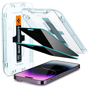 Spigen Glass EZ Fit Privacy 2 Pack iPhone 14 Pro (AGL05215)