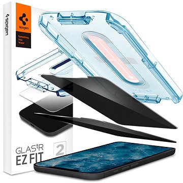 Spigen Glas tR EZ Fit Privacy 2P iPhone 12/iPhone 12 Pro (AGL01803)