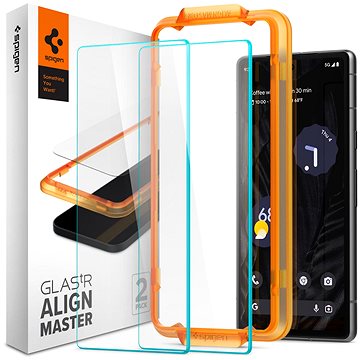 Spigen Glass Align Master Clear 2 Pack Google Pixel 7a (AGL05968)