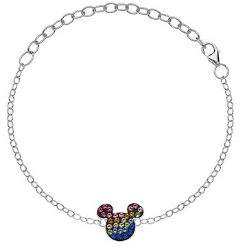DISNEY Mickey Mouse stříbrný náramek BS00025SRML-S (88774678498)