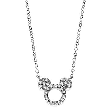 DISNEY Mickey Mouse stříbrný náhrdelník N901464RZWL-18 (887746754578)