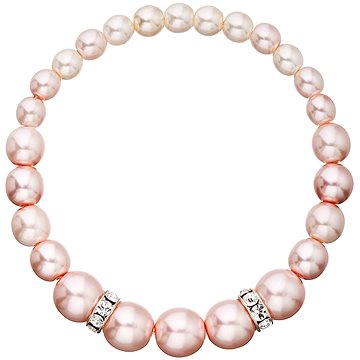 EVOLUTION GROUP 33091.3 rosaline perlový, dekorovaný krystaly Swarovski (Ag925/1000, 16 g, růžový) (8590962332353)