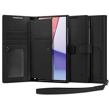 Spigen Wallet S Plus Black Samsung Galaxy S23 Ultra (ACS05629)