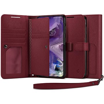 Spigen Wallet S Plus Burgundy Samsung Galaxy S23 (ACS05724)