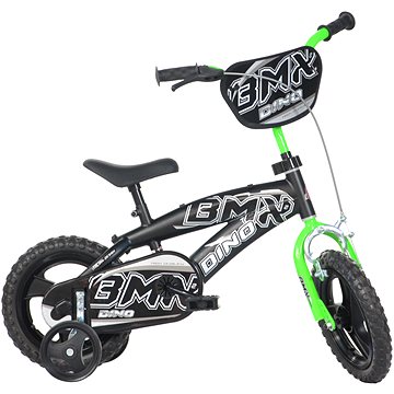 Dino Bikes 12 black/green (8006817125037)