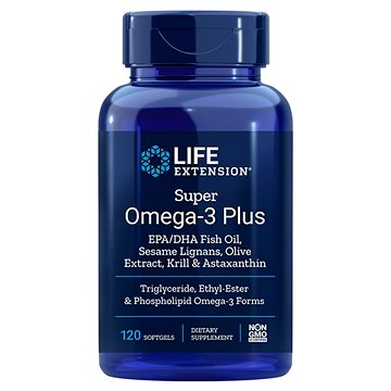 Life Extension Super Omega-3 Plus EPA/DHA, 120 gelových kapslí (737870198819)