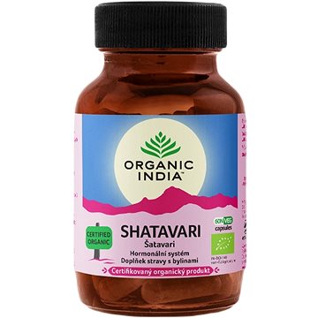 Organic India Šatavari 60 kapslí (0801541016013)