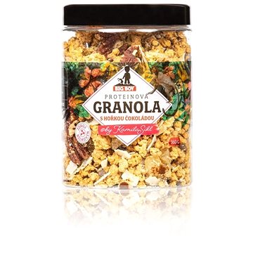 BIG BOY Proteinová granola s hořkou čokoládou by @kamilasikl 360g (8594193034345)