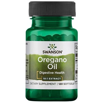 Swanson Oregano oil 10:1 (Extrakt z oregánového oleje), 150 mg, 120 softgel kapslí (87614110165)