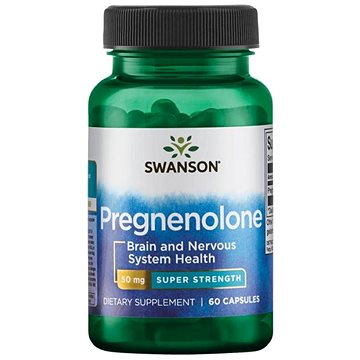 Swanson Pregnenolone 50 mg, 60 kapslí (87614024387)
