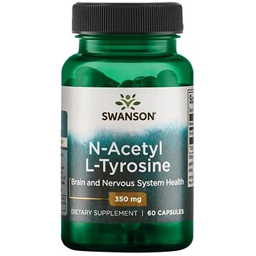 Swanson N-Acetyl L-Tyrosine, 350 mg, 60 kapslí (87614114088)