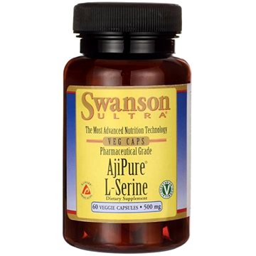 Swanson L-Serine, 500 mg, 60 rostlinných kapslí (87614027975)
