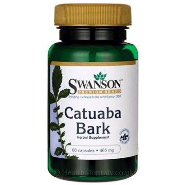 Swanson Catuaba Bark (Katuaba), 465 mg 60 kapslí (87614114361)