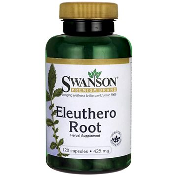 Swanson Eleuthero Root (sibiřský ženšen), 425 mg, 120 kapslí (87614113456)