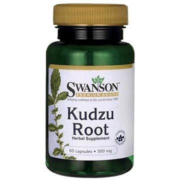 Swanson Kudzu Root (Kudzu kořen), 500 mg, 60 kapslí (87614110349)