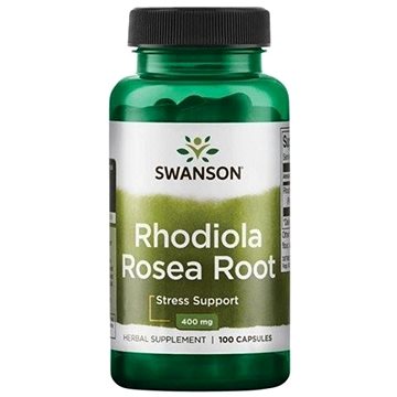Swanson Rhodiola Rosea Root (Rozchodnice růžová), 400 mg, 100 kapslí (87614110042)