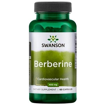 Swanson Berberine, 400 mg, 60 rostlinných kapslí (87614114118)