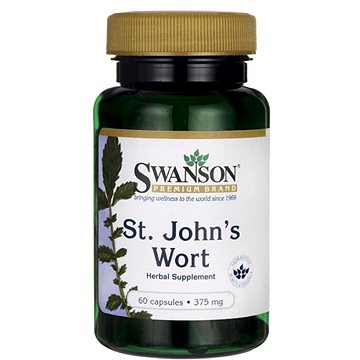 Swanson St. John's Wort (Třezalka tečkovaná), 375 mg, 60 kapslí (87614113524)